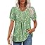 Puff Sleeve/ Onion Green Sparrow