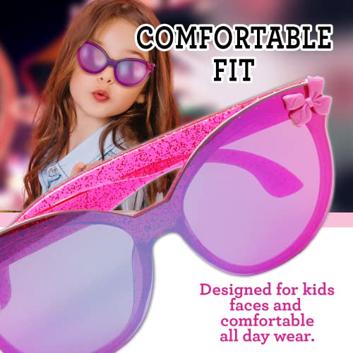Image of ARKAID Jojo Siwa Glasses Stylish, Comfortable & Durable UV-Protective Little Girl Sunglasses with Soft Jojo Siwa Glasses Case - Official Nickelodeon Jojo Stuff for Girls