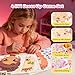Jar Melo 4 in 1 Princess Art Craft Kits, Foil Crafts Art Fun & Gem Painting, Makeup Diamond DIY Activity, Dress Up Sticker Books,Travel Toys, Ideal Toys for Girls Ages 6 7 8+ Years Old