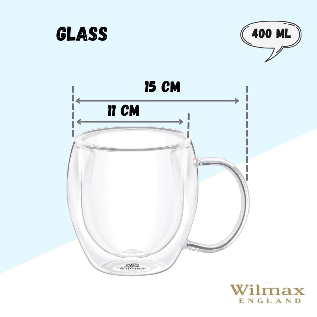 Set di 4 Vetri Termici a Doppia Parete, Bicchieri per Caffè, Tè, Bevande Fredde SWAN Trasparente SWKA54010N | Leroy Merlin