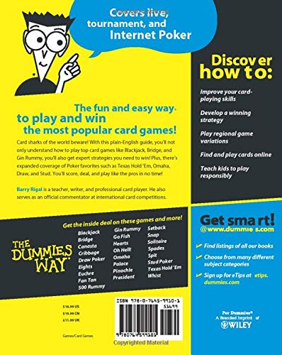 Card Games For Dummies (For Dummies Series) - Thumbnail 3
