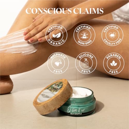 Image of Mintree Olive Moisturizing Body Butter for Men and Women, 72hrs Hydration, 150g