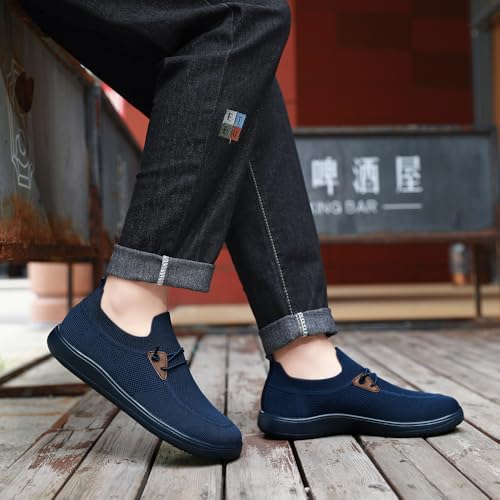 Image of EGMPDA Mens Slip on Loafers Boat Shoes Non Slip Walking Sports Shoes Driving Shoes Casual Office Shoes Gym Lightweight Comfortable Shoes