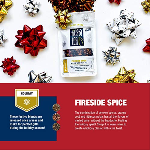 image for Tiesta Tea - Fireside Spice, Loose Leaf Mulled Wine Herbal tea, Non-Ca