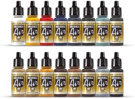 Vallejo WWII Allied Model Air Paint, 17ml (Pack of 16) image 5