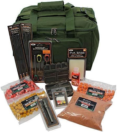 DNA NGT Christmas Stocking Carp Fishing Terminal Tackle And Bait Set With Carryall PVA Boilies + More