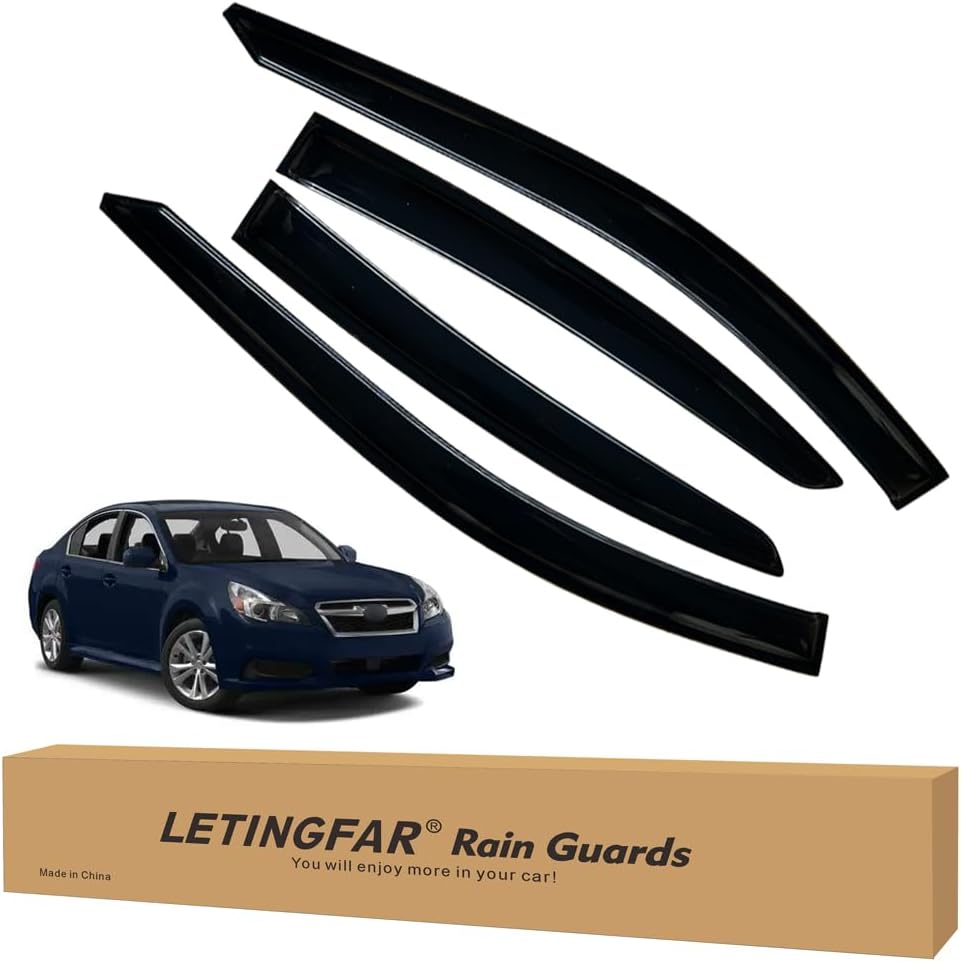 Window Visors Rain Guards for Subaru Legacy 2010 2011 2012 2013 2014 Accessories, Wind Deflectors Vent Shades for Subaru Legacy E88-for-Subaru-Legacy-10/14