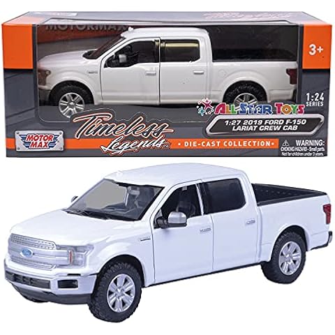Motor Max 2019 Ford F-150 Lariat Crew Cab Pickup Truck, White 79363WH - 1/27 Scale Diecast Model Toy Car,unisex-children Cover