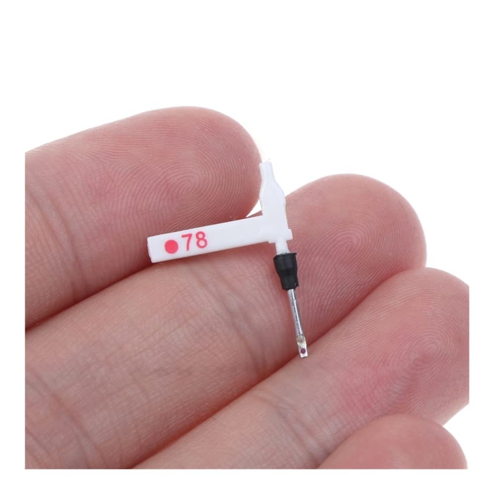 Stylet Remplacement Pour Platine Vinyle - Double Rubis/saphir - Compatible Platine 78 Tours - Haute Précision - 11