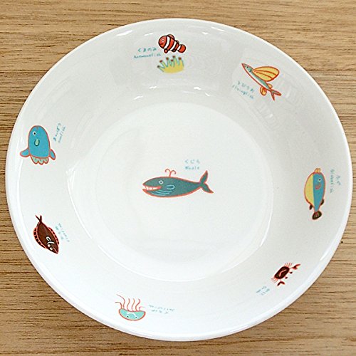 フルーツ皿　陶芸 Amazon | フルーツ皿 シーワールド 給食 食器 強化磁器 陶器 日本製