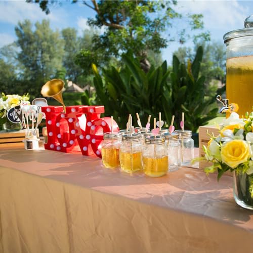 BIT.FLY Tovaglia Oro 145 x 320CM Tovaglia Antimacchia Rettangolare per Celebrazioni Feste Hotel Eventi, Matrimoni