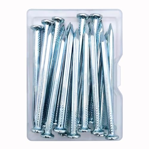 Image of 18pcs 2-3 /8 inch Wall Nails,Galvanized Hardware Nails,Good Hardness Wall Nails for Hanging Pictures