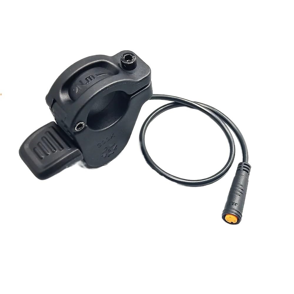 Caffen Women's One Color Ebike Throttle Ebike Thumb Throttle 3Pin For 12V 24V 36V 48V 60V 72V Electric Bicycle Accelerator
