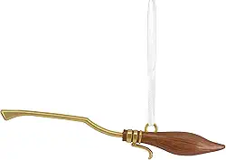 Hallmark Enfeite de metal premium Nimbus 2000, vara de vassoura Harry Potter, decoração de árvore de Natal, presente para o Natal