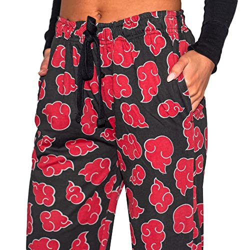 Ripple Junction Naruto Shippuden Akatsuki Cloud Adult Sleep Lounge Pants4