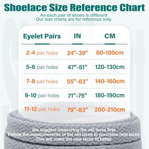 DELELE 2 Pair Flat Shoe laces 5/16" Wide Shoelaces for Athletic Running Sneakers Shoes Boot Strings, 01 White, 47 Inch (120cm) - 5