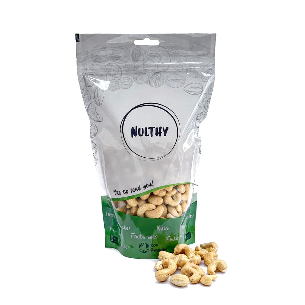 NULTHY 500g - Anacardo Natural BIO, Frutos Secos Crudos, Cultivo Ecológico, Ideal Cocina Vegana