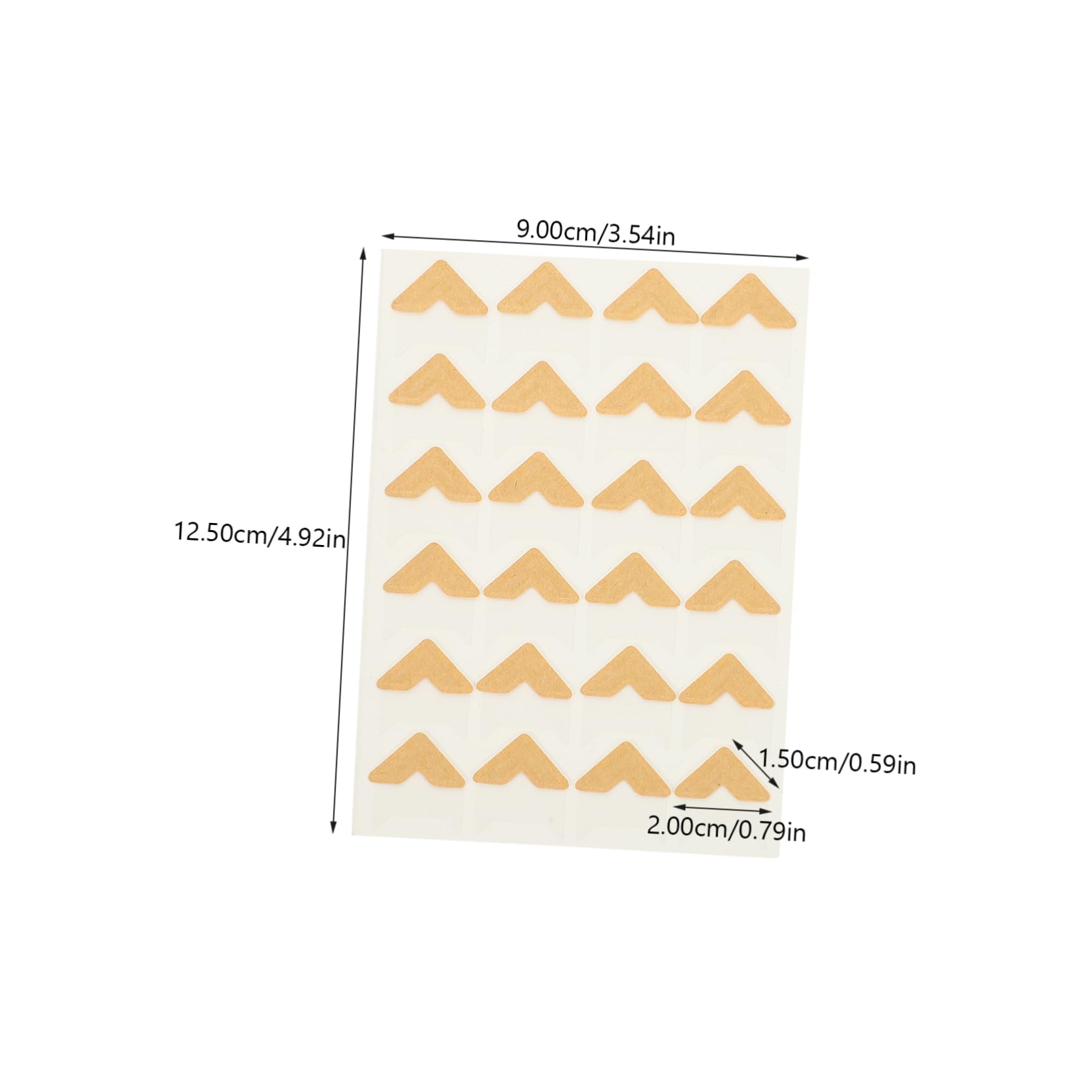 DOITOOL DIY Photo Album Accessories Photo Album Corner Stickers Self-Adhesive Picture Corners