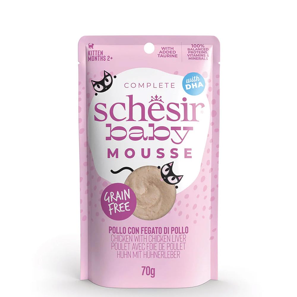 See full amazon price history chart for Schesir Baby Mousse Chicken with Chicken Liver Kitten Wet Food - 70 gm | Pack of 3 Schesir Baby Mousse Chicken with Chicken Liver Kitten Wet Food - 70 gm | Pack of 3 (B0D98C5B7L) Amazon Price History, Amazon Price Tracker