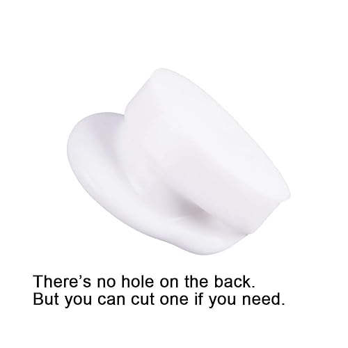 Miniatura 7 de (Un par) de silicona modelo de oreja suave  Exhibiciones flexibles de oído Earmold para acupuntura, joyas, grabación de música de audio, educación