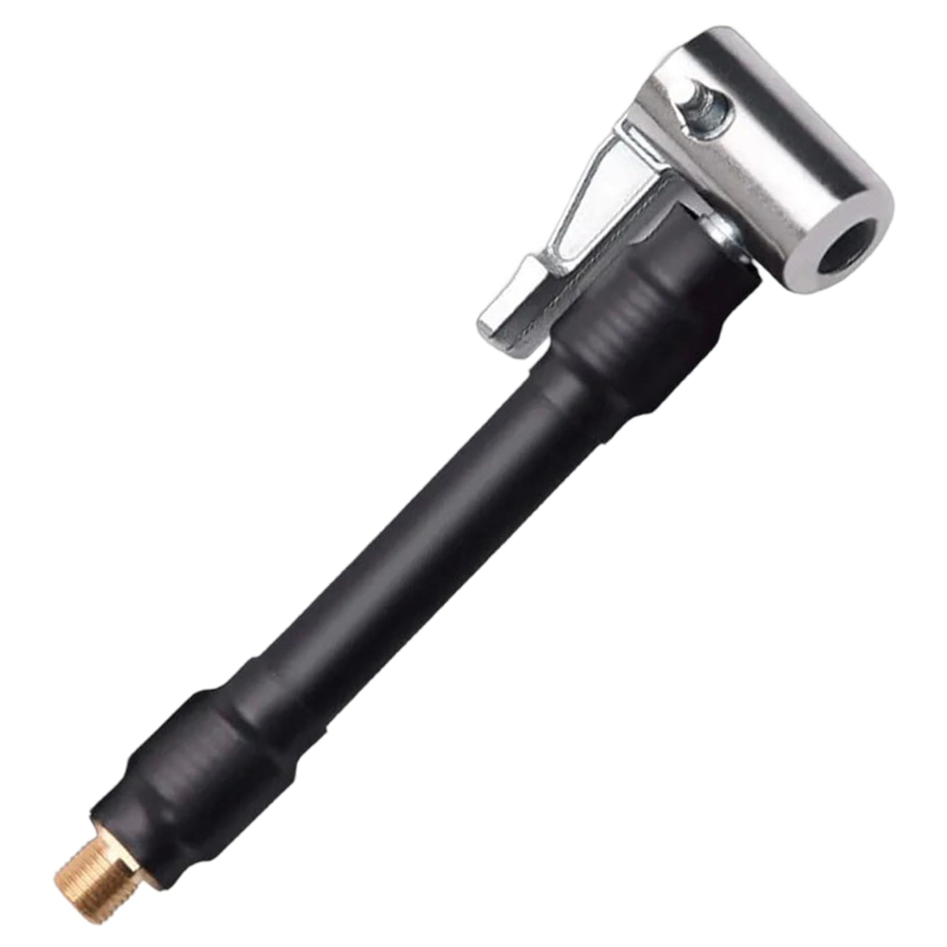 Tire Inflator, Quick Connect and Separation Air Hose Attachments Tire Inflator with Air Hose and Standard Valve Fine Thread Adapter for Car Truck Bike