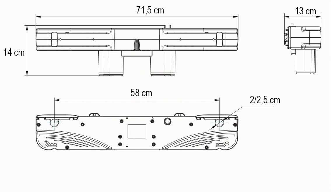 SARDAMATERASSI- Motore OKIN ricambio per rete elettrica letto motorizzato telecomando con filo 6 funzioni