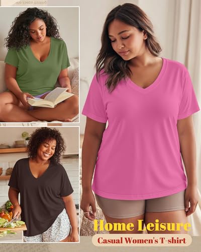Image of Neer 3 Pack Plus Size Women's T-Shirts