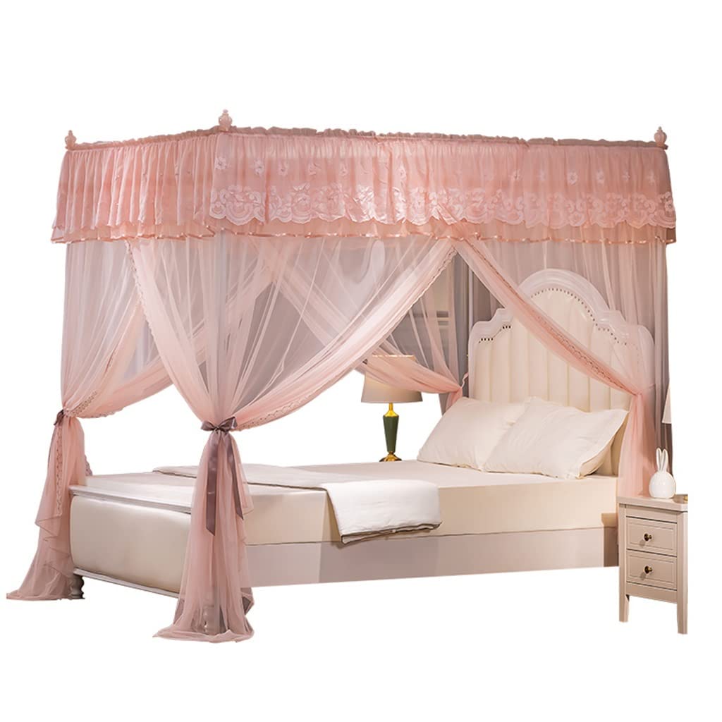 Auvent de lit au sol OKUOKA style princesse pour une chambre romantique