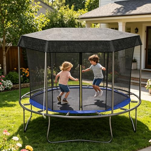 Bâche trampoline haut de gamme résistante à l'eau pour extérieur - 3