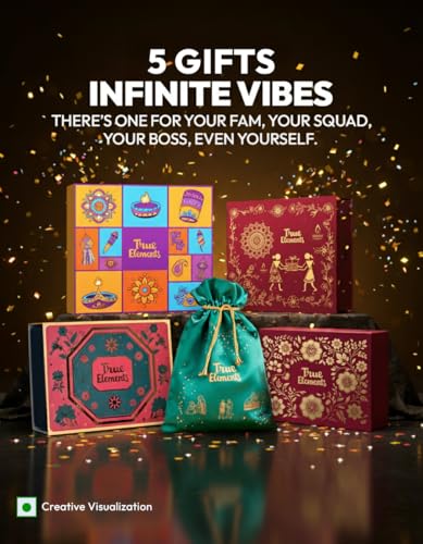 Image of True Elements Luxury Delight Potli 150gm | Healthy Gift Hamper | Gourmet Snacks & Dry Fruits | Corporate Gifts | Snack Gift Box | Rakhi Gift for Brother & Sisters