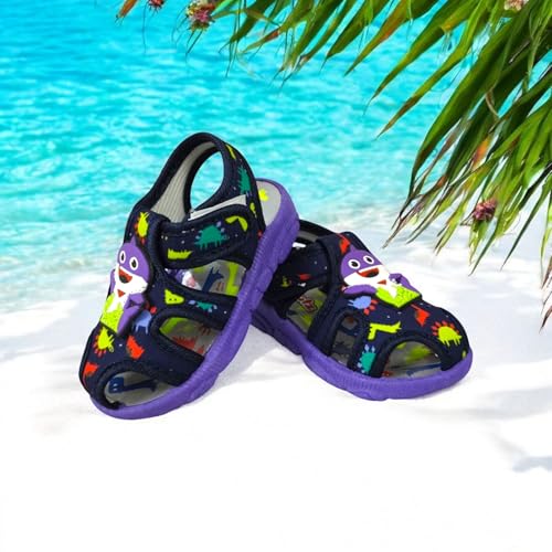 Image of Coolz Kids Chu-Chu Sound Musical Sandals Coco-6 for Baby Boys and Girls Age 1-2 Years