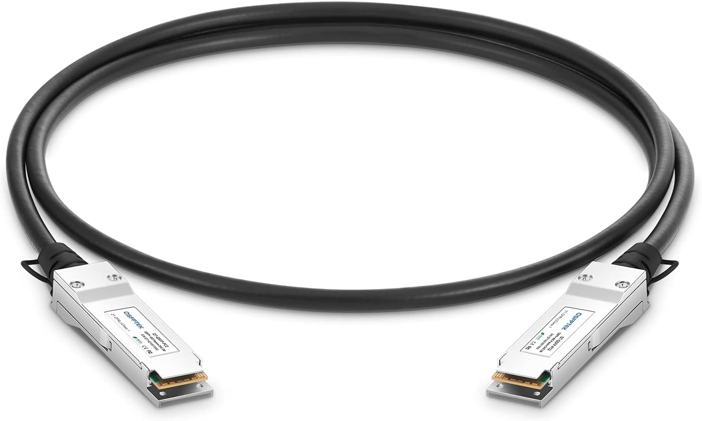 QSFPTEK 100G QSFP28 DAC 3m cavo passivo diretto rame cavo twinax compatibile Cisco QSFP-100G-CU3M