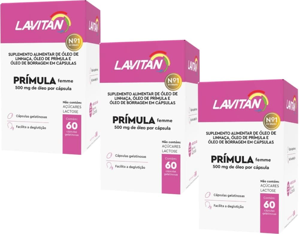 Lavitan Prímula Femme – 60 Cápsulas (3 un) Lavitan Prímula Femme – 60 Cápsulas (3 un)
