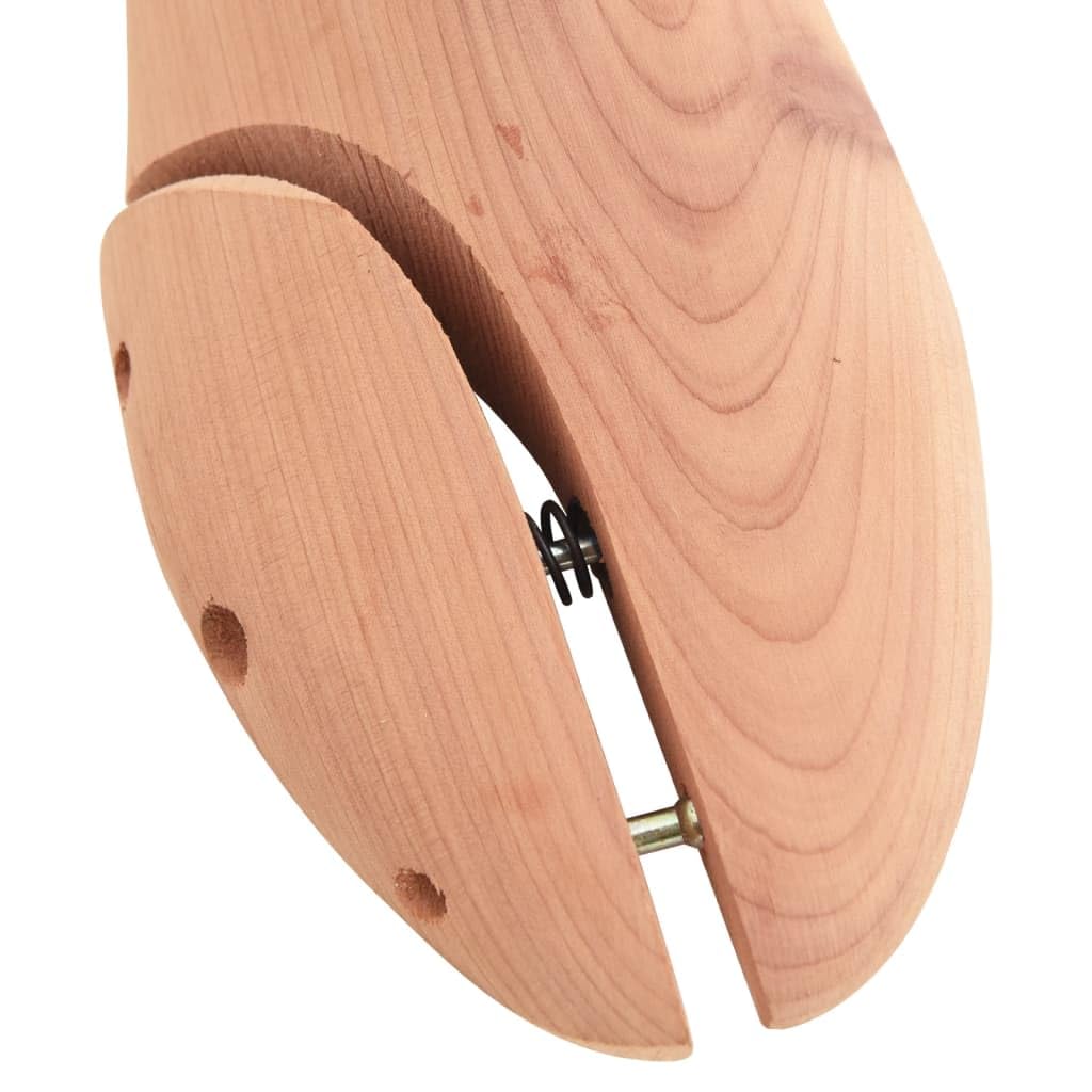 Horma de zapatos con calzador EU 38-39, madera maciza de cedro ajustable, para hombre y mujer, para mantener la forma y mantener la forma de zapatos de cuero