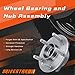 DRIVESTAR 513282 Wheel Hub & Bearing Assembly Front/Rear w/ABS Encoder for 2008-2019 Cadillac CTS/2018-19 XTS, 2010 11 12 13 14 15 2016 Chevy Camaro/2018-19 Impala
