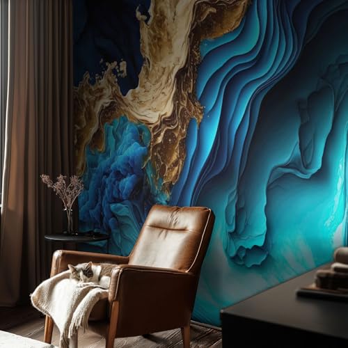 Murales autoadhesivos Ondas de Energía 104x70 cm: revestimiento de pared estampado 3