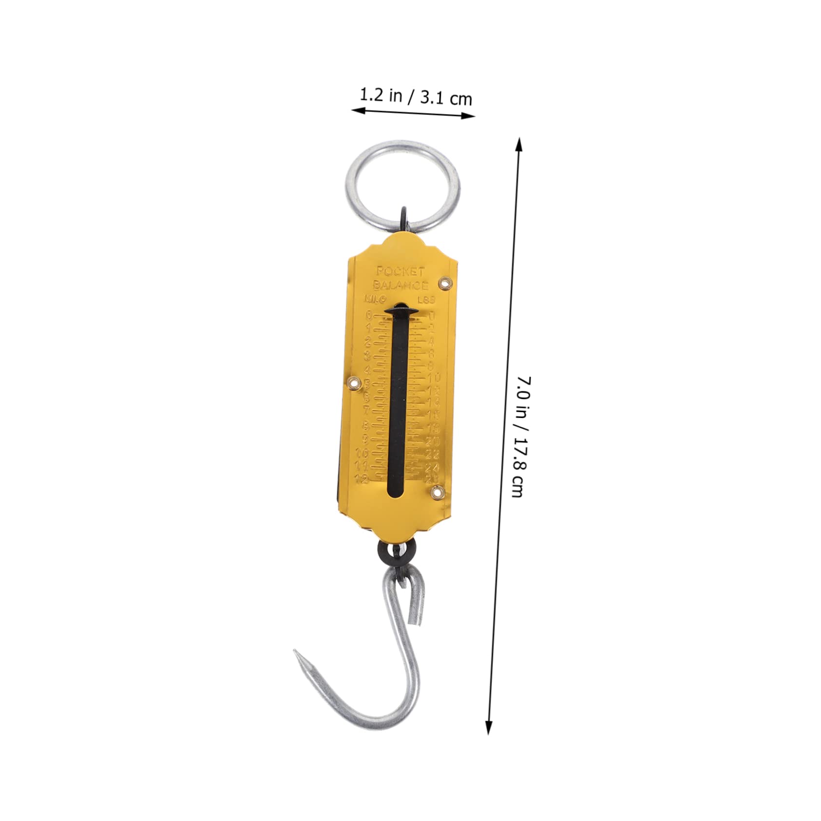 TOYANDONA 3 Series Báscula Colgante Portátil De Báscula De Primavera Para Equipaje Y Pesca Diseño Ergonomico Y Duradero Lectura 2 Piezas X 3