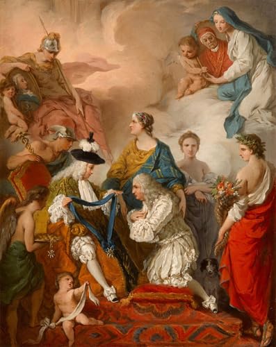 Lienzo decorativo para pared de dormitorio, cuadro de Pierre Subleyras de 60x90cm