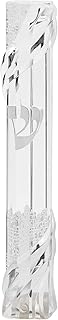 Lucite with Jerusalem Old City Decoration Plastic Mezuzah Case Easy Peel and Stick for 5inch / 12cm Door Mezuzah Scroll, Weather Proof Cace Protection Made in Israel