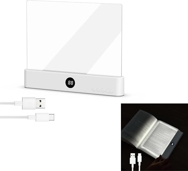 Générique Lampada Da Lettura, Lampada Libro Per Il Libro Con 3 Colori E Timer, Lettura Led Lampade Lettura, Colore Della Luce Regolabile E Funzione Ricaricabile - 1