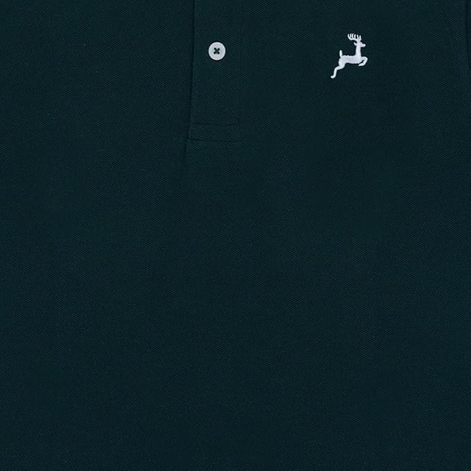 Image of Cloth Theory Boys Cotton Polo T-Shirt for Kids Regular Fit Half Sleeve Casual Summer Polo Neck T-Shirt