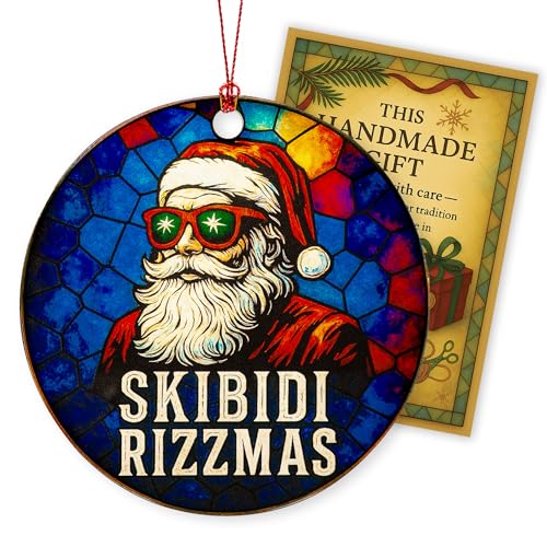 Funny Christmas Ornaments Skibidi