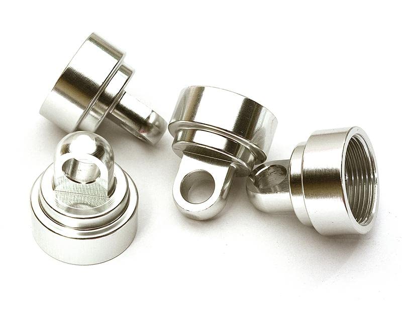 Integy RC Upgrades for Traxxas Slash, Alloy Shock Caps for Traxxas 1/10 Slash, Stampede, Rustler & Bandit