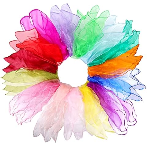 30 Pcs Pañuelos Malabares De Colores Cover