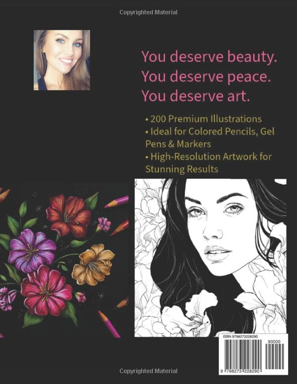Enchanted Beauty: Deluxe Limited Edition Coloring Book image 3