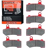 Brake Pads Front and Rear Compatible with Harley Davidson...