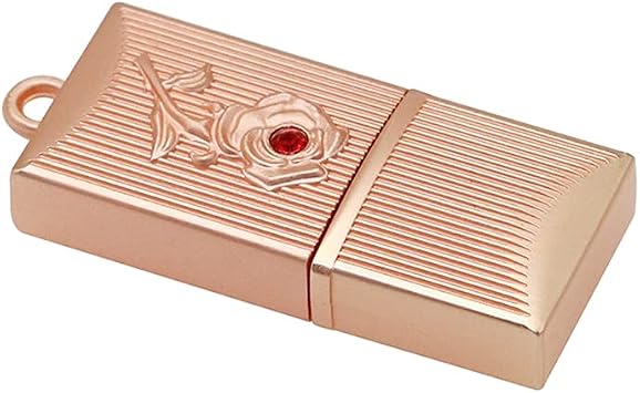 64GB Rectangle Shape USB Flash Drive USB Drives Memory Stick Thumb Drives USB 2.0 Disk Pen Drive Pen Drive USB Drive Date Storage Flash Disk Zip Drive USB Stick (Rose Gold)