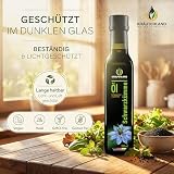 Kräuterland Schwarzkümmelöl kaltgepresst ungefiltert 4x250ml (1Liter)