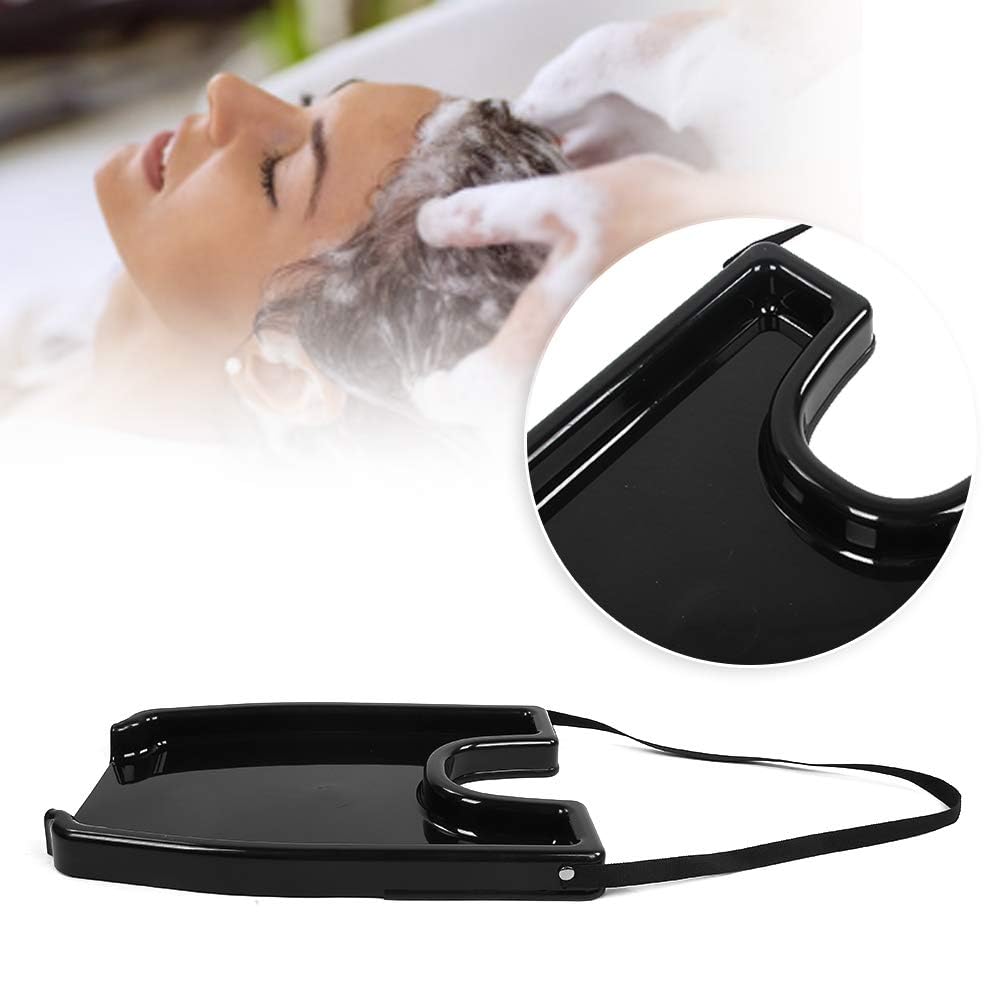 Agatige Bandeja Para Lavar El Cabello, Portátil Cómoda Para El Hogar Herramientas Para Lavar El Cabello Fregadero Inflable Para El Cabello Para Discapacitados, Ancianos Y Mujeres Embarazadas(Negro)