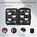 Wine Bottle Suitcase | Holds 10 Standard 750 ML Size Bottles | Universal Airplane Luggage Case, TSA Approved Wheeled Bag For Professionals and Consumers, Gift For Wine Lovers & Connoisseurs (24 IN)